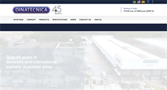 Desktop Screenshot of dinatecnica.com.br